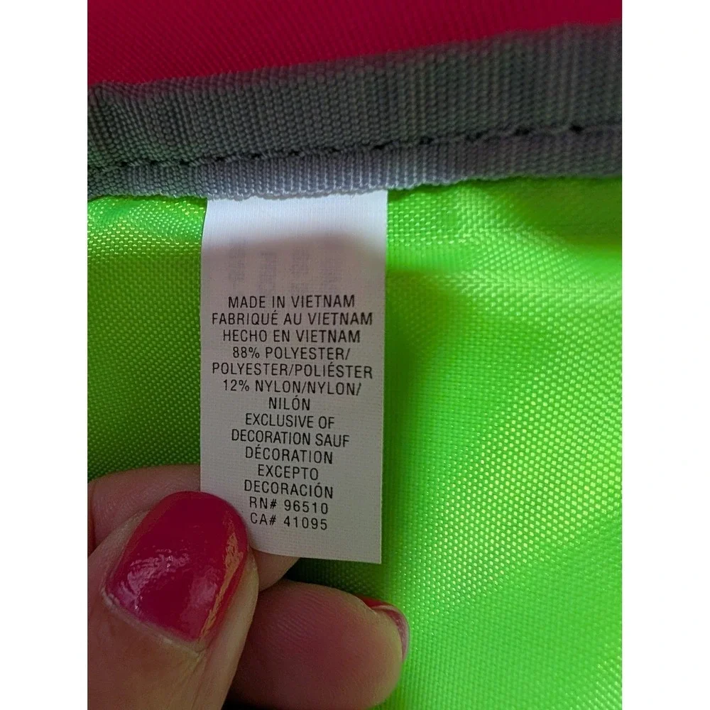 Under Armour Storm Backpack Pink Lime Green HeatGear Athletic Bag - OSFA